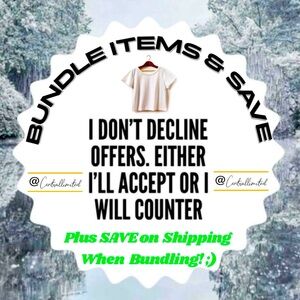 LOVE The ITEM But NOT The PRICE? Make An OFFER! :)